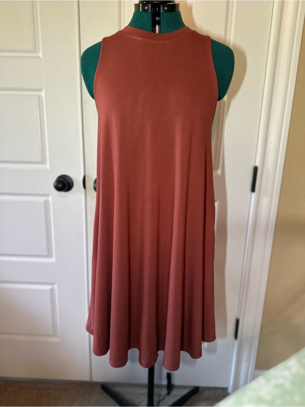 Wishlist Burnt Coral Scoop Neck Tank
